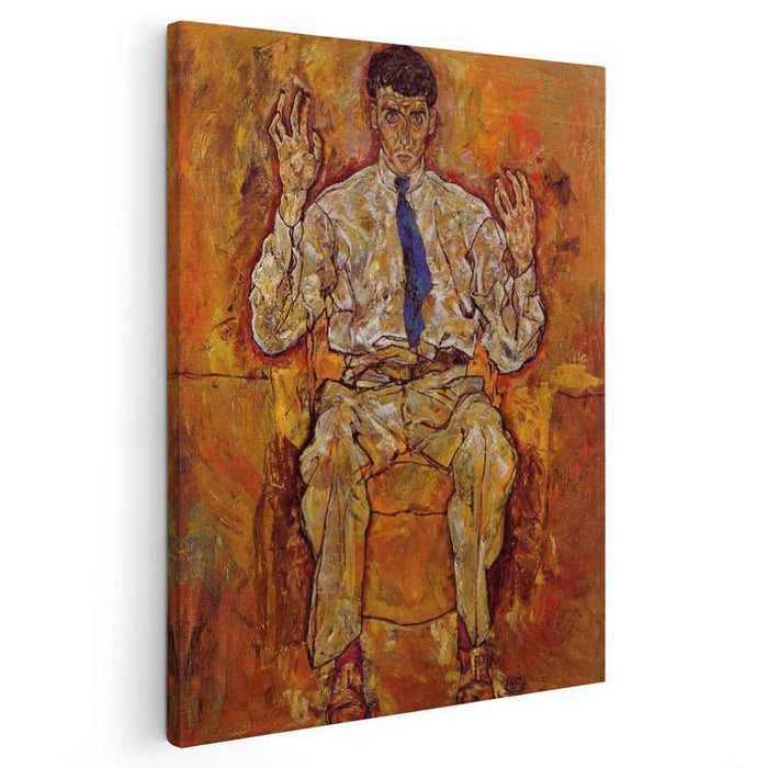 Portrait of Albert Paris von Gutersloh (1918) by Egon Schiele