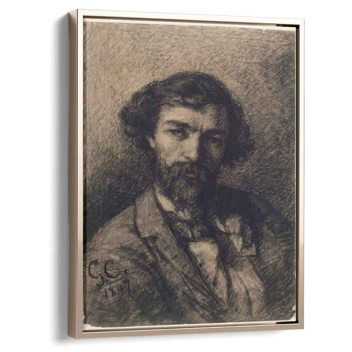 Portrait of Alphonse Promayet (1847) by Gustave Courbet