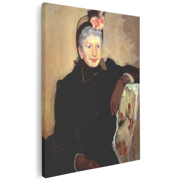 Portrait of an elderly lady (1883) by Mary Cassatt