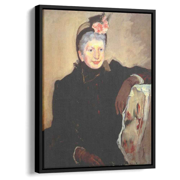 Portrait of an elderly lady (1883) by Mary Cassatt