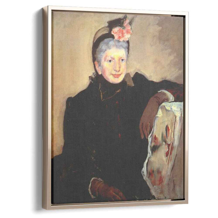 Portrait of an elderly lady (1883) by Mary Cassatt