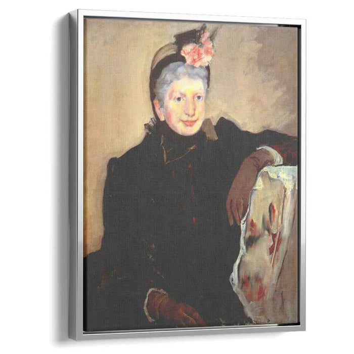 Portrait of an elderly lady (1883) by Mary Cassatt