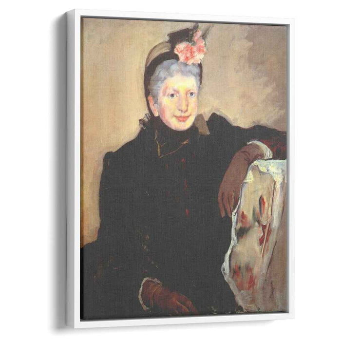 Portrait of an elderly lady (1883) by Mary Cassatt