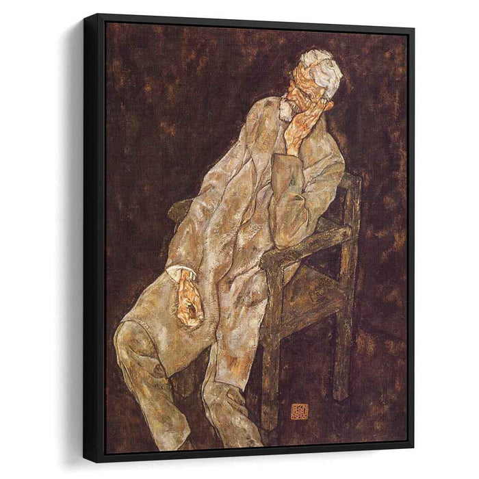 Portrait of an Old Man (Johann Harms) (1916) by Egon Schiele