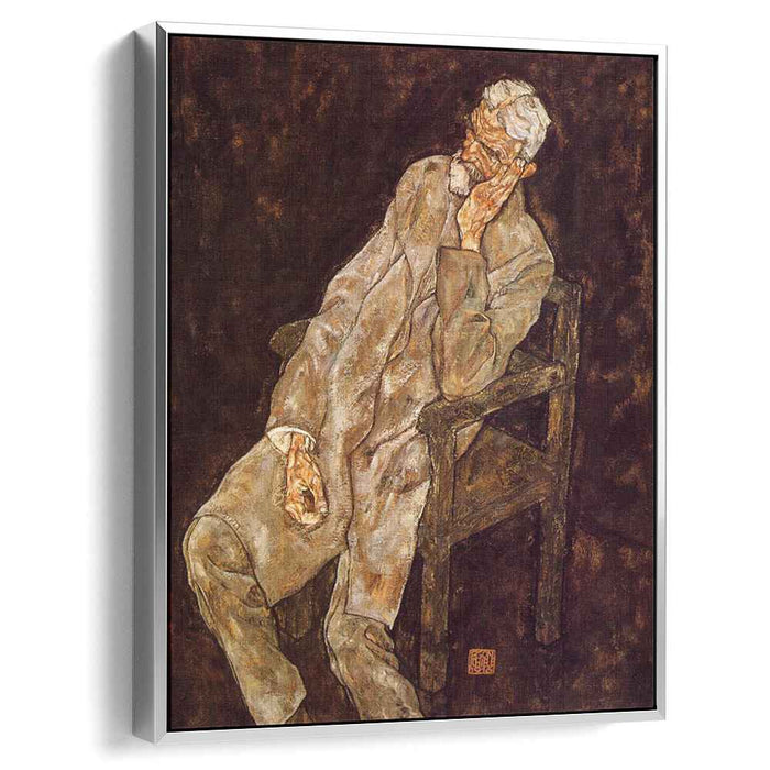 Portrait of an Old Man (Johann Harms) (1916) by Egon Schiele