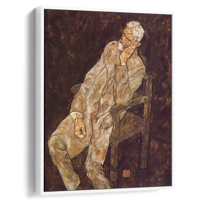 Portrait of an Old Man (Johann Harms) (1916) by Egon Schiele