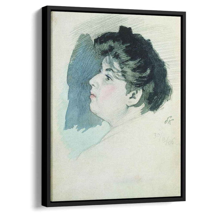 Portrait of an Unknown Woman (1906) by Boris Kustodiev