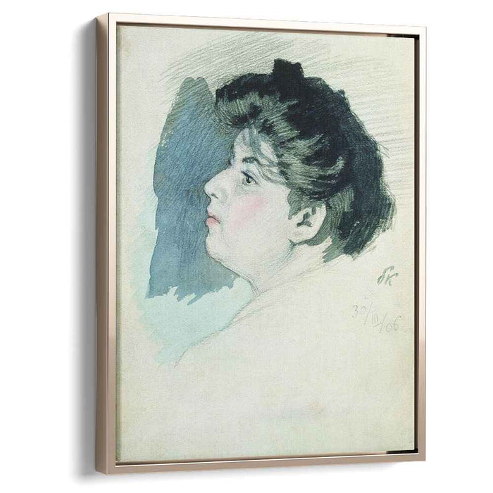 Portrait of an Unknown Woman (1906) by Boris Kustodiev