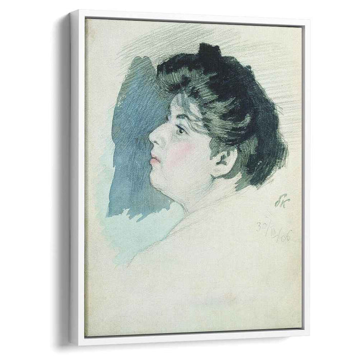 Portrait of an Unknown Woman (1906) by Boris Kustodiev