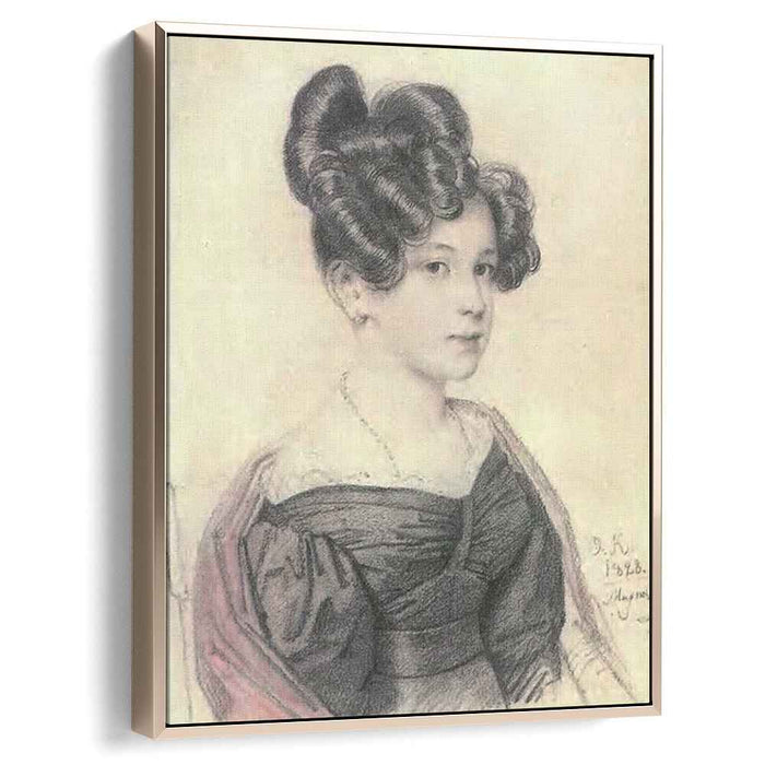 Portrait of Anna Olenina (1828) by Orest Kiprensky