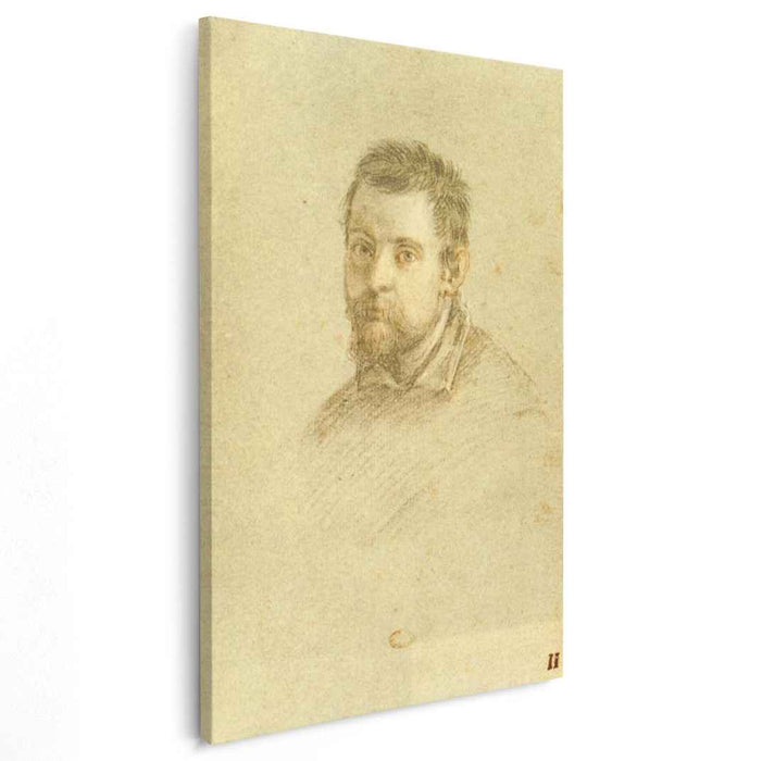 Portrait of Annibale Carracci by Annibale Carracci