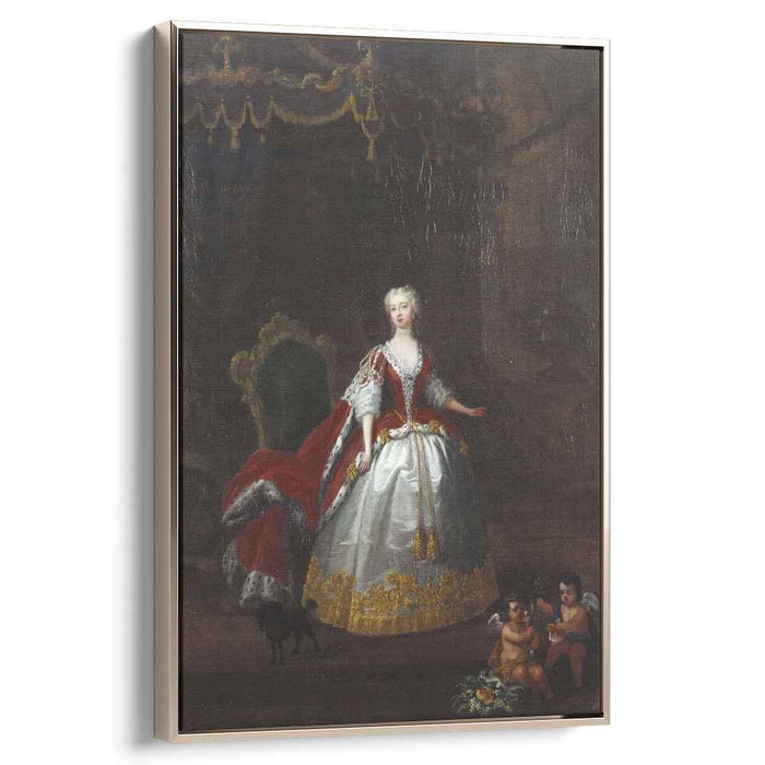 Portrait of Augusta of Saxe Gotha (1738) by William Hogarth