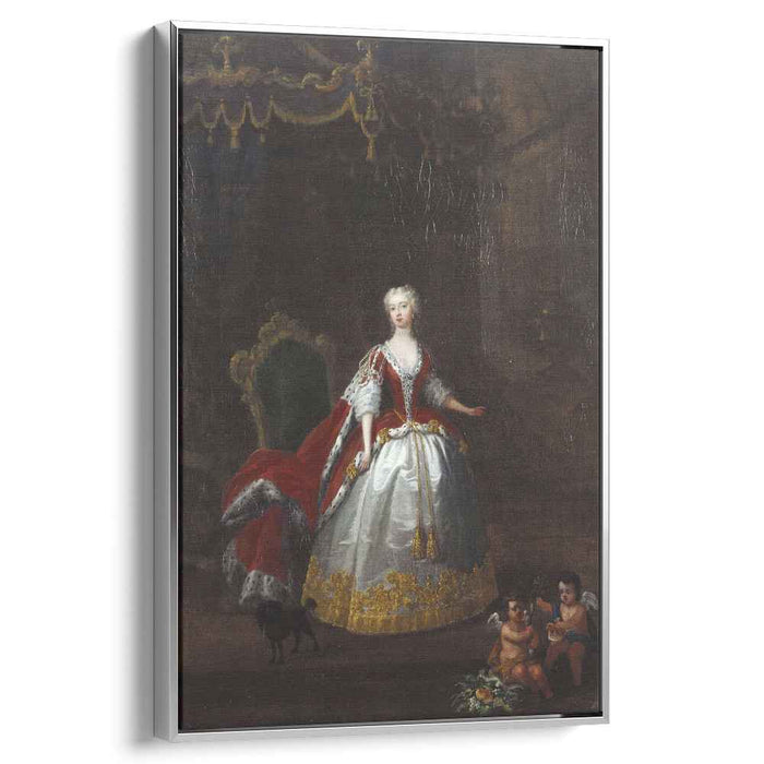 Portrait of Augusta of Saxe Gotha (1738) by William Hogarth