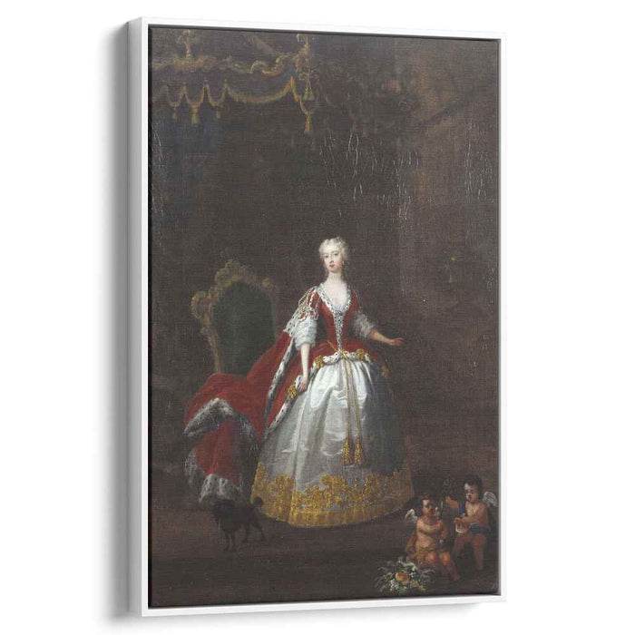 Portrait of Augusta of Saxe Gotha (1738) by William Hogarth