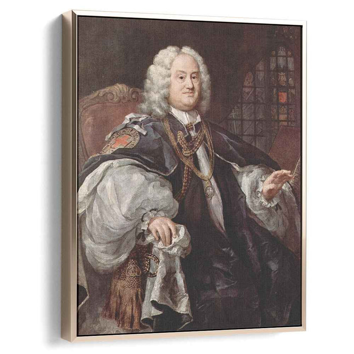 Portrait of Bischofs Benjamin Hoadly (1743) by William Hogarth