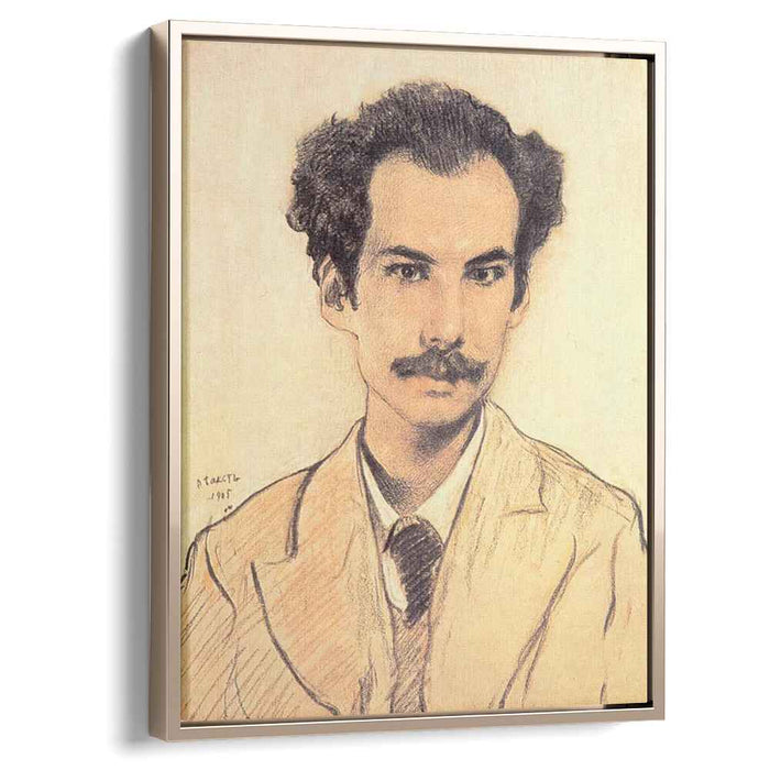 Portrait of Boris Nikolayevich Bugaev (Andrey Bely) (1905) by Leon Bakst