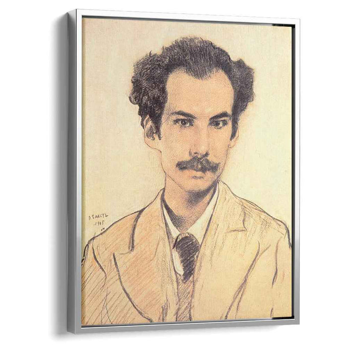 Portrait of Boris Nikolayevich Bugaev (Andrey Bely) (1905) by Leon Bakst
