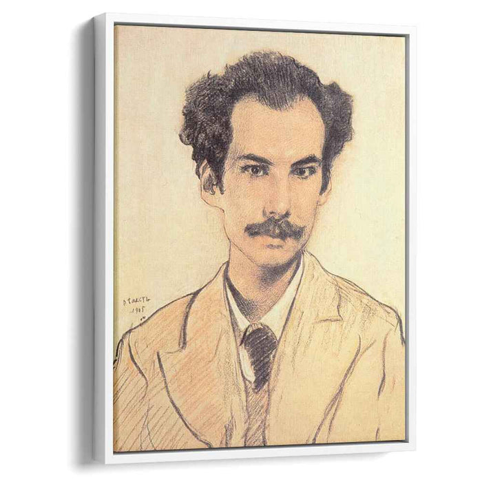 Portrait of Boris Nikolayevich Bugaev (Andrey Bely) (1905) by Leon Bakst