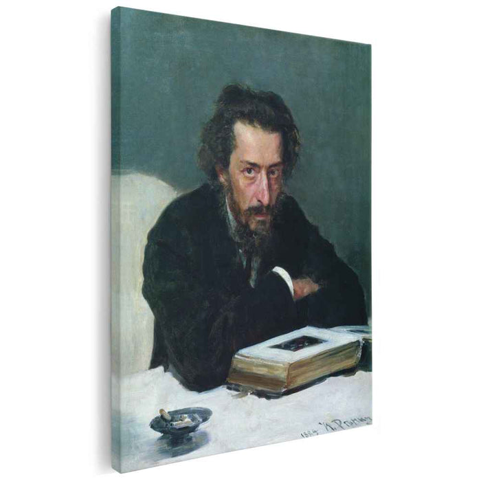 Portrait of composer and journalist Pavel Ivanovich Blaramberg (1884) by Ilya Repin