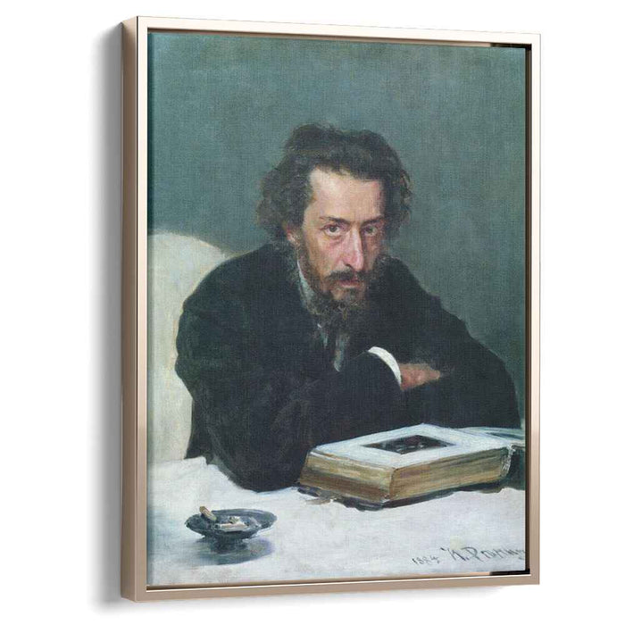 Portrait of composer and journalist Pavel Ivanovich Blaramberg (1884) by Ilya Repin