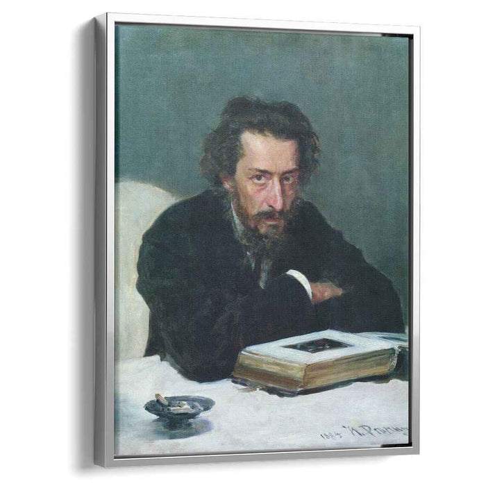 Portrait of composer and journalist Pavel Ivanovich Blaramberg (1884) by Ilya Repin