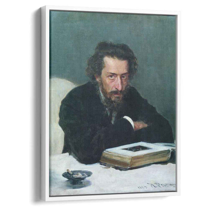 Portrait of composer and journalist Pavel Ivanovich Blaramberg (1884) by Ilya Repin