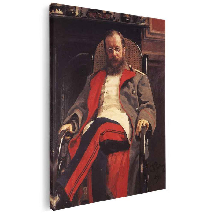 Portrait of Composer Cesar Antonovich Cui (1890) by Ilya Repin