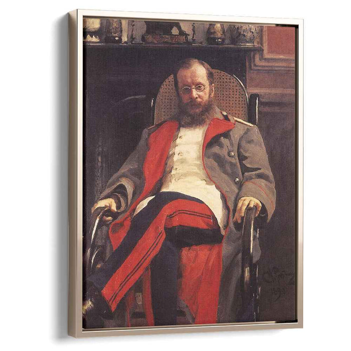 Portrait of Composer Cesar Antonovich Cui (1890) by Ilya Repin