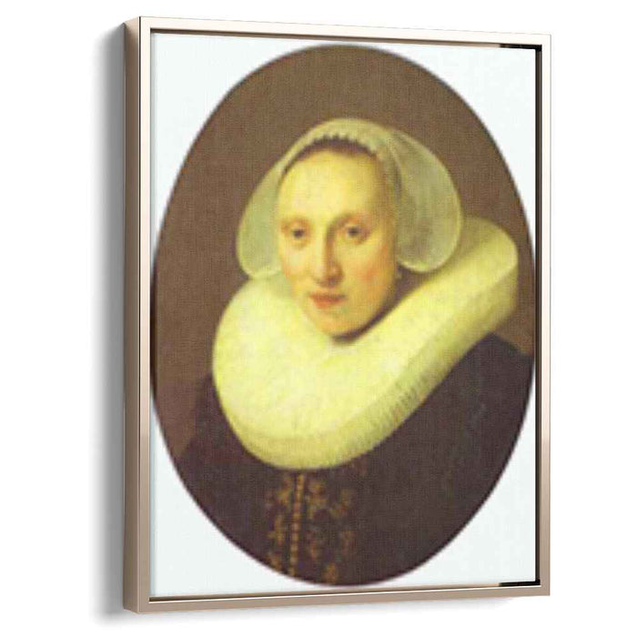 Portrait of Cornelia Pronck, Wife of Albert Cuyper, at the age of 33 by Rembrandt