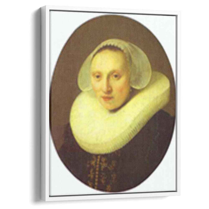 Portrait of Cornelia Pronck, Wife of Albert Cuyper, at the age of 33 by Rembrandt