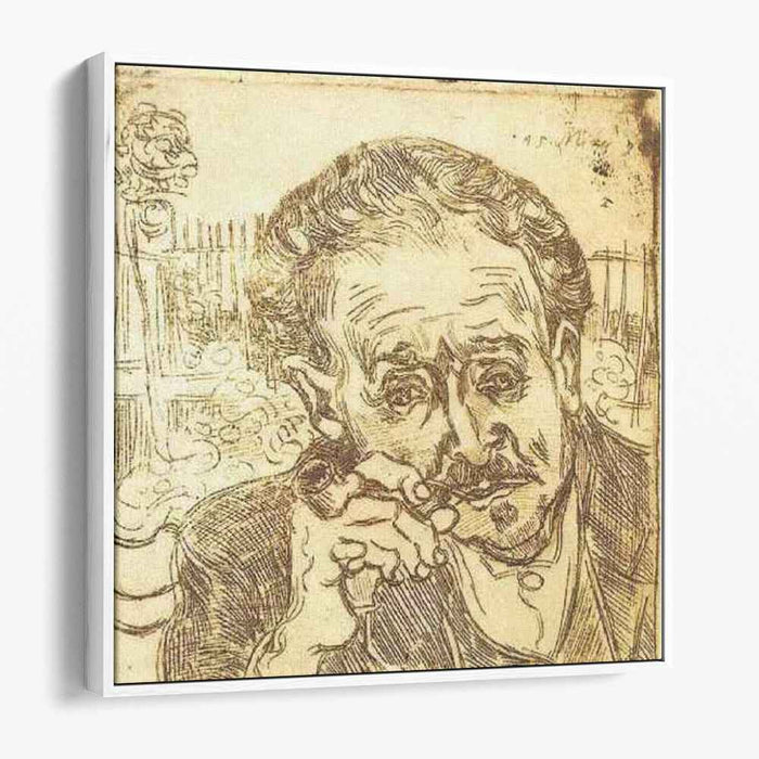 Portrait of Doctor Gachet (A man with pipe) (1890) by Vincent van Gogh