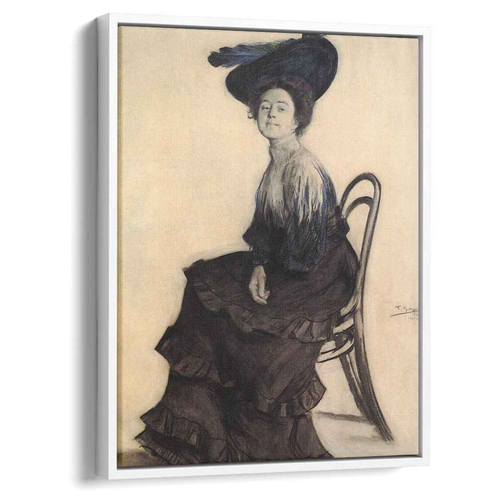 Portrait of E.A. Polevitskaya (1905) by Boris Kustodiev