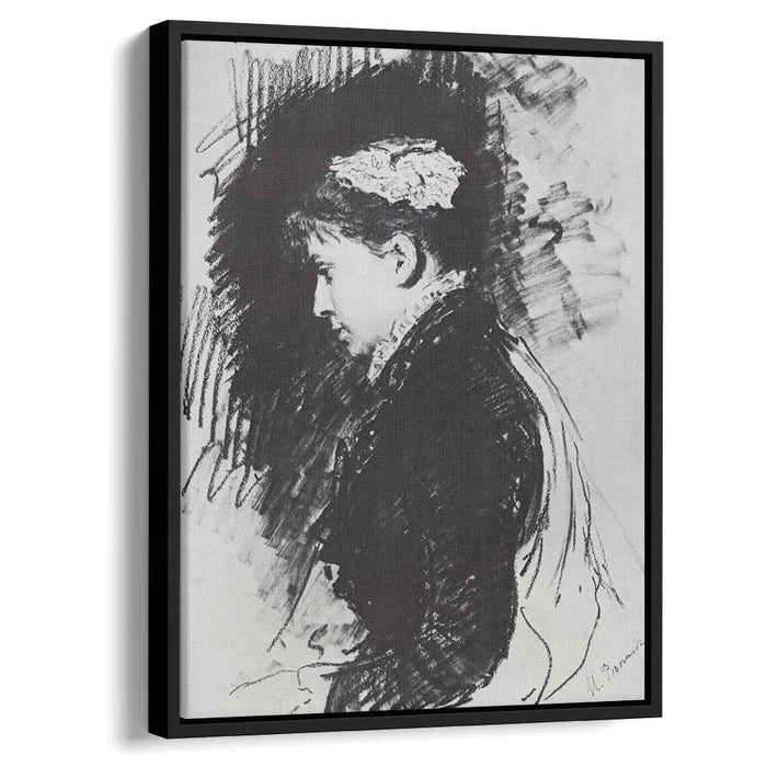 Portrait of E.D. Batasheva (1891) by Ilya Repin