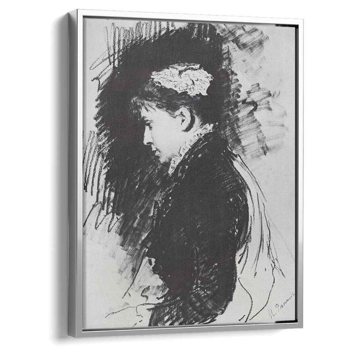 Portrait of E.D. Batasheva (1891) by Ilya Repin