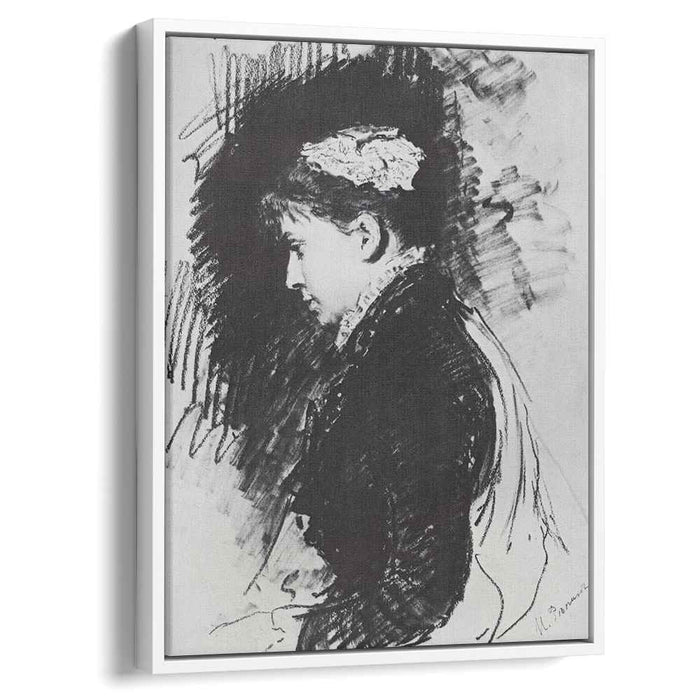 Portrait of E.D. Batasheva (1891) by Ilya Repin