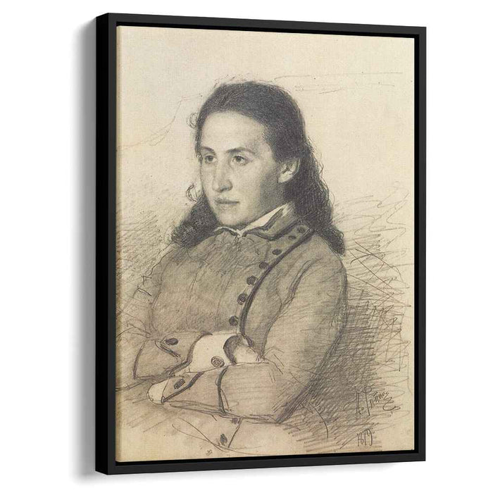 Portrait of E.G. Mamontova (1879) by Ilya Repin