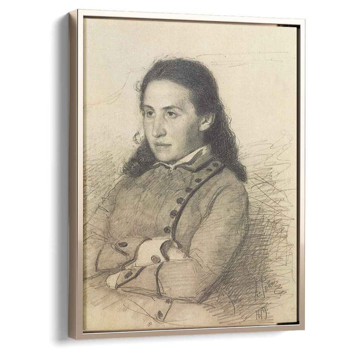 Portrait of E.G. Mamontova (1879) by Ilya Repin