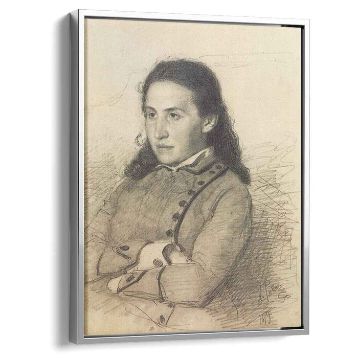 Portrait of E.G. Mamontova (1879) by Ilya Repin