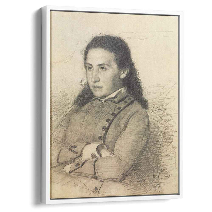 Portrait of E.G. Mamontova (1879) by Ilya Repin