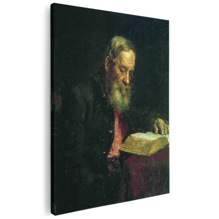 Portrait of Efim Repin, the Artist's Father by Ilya Repin