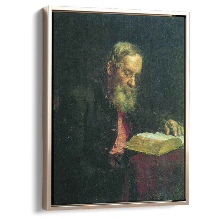 Portrait of Efim Repin, the Artist's Father by Ilya Repin