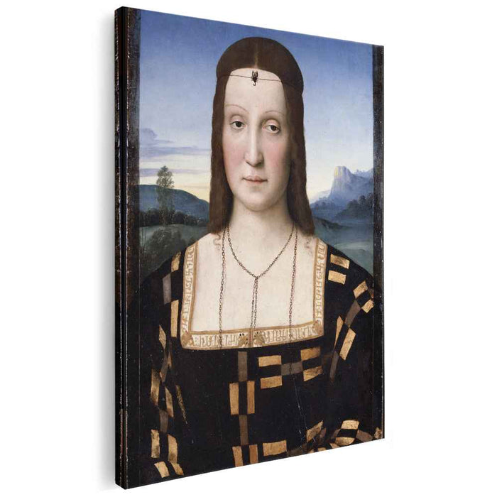 Portrait of Elizabeth Gonzaga (1504) by Raphael