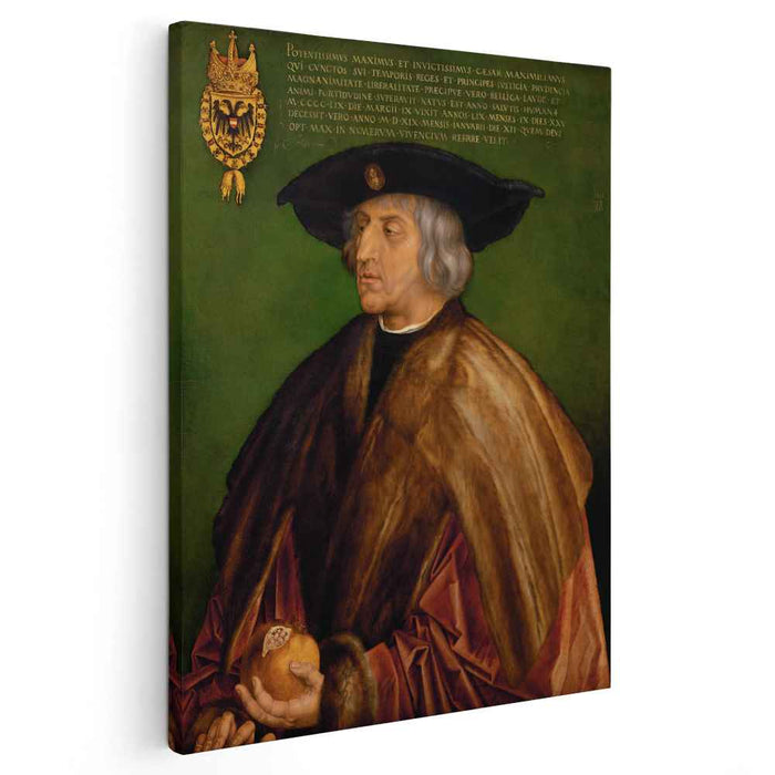 Portrait of Emperor Maximilian I (1518) by Albrecht Durer