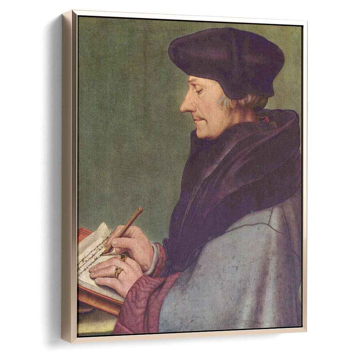 Portrait of Erasmus of Rotterdam Writing (1523) by Hans Holbein the Younger