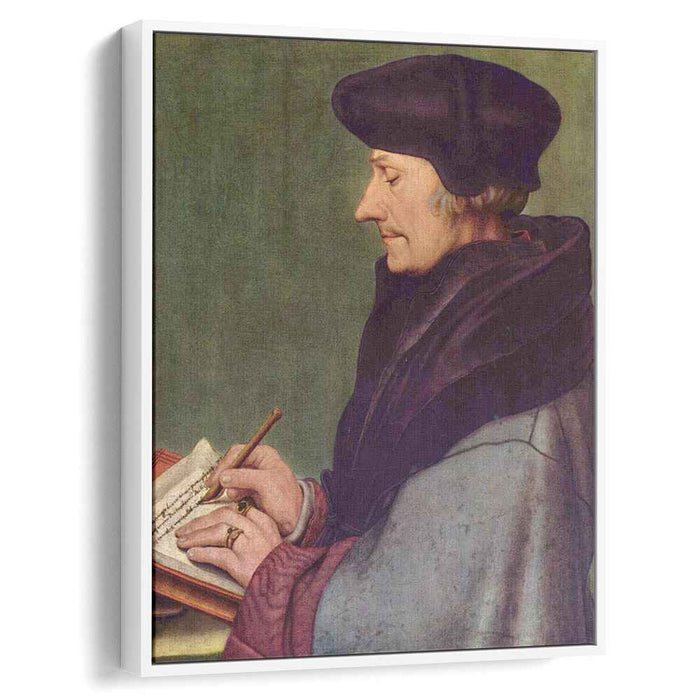 Portrait of Erasmus of Rotterdam Writing (1523) by Hans Holbein the Younger