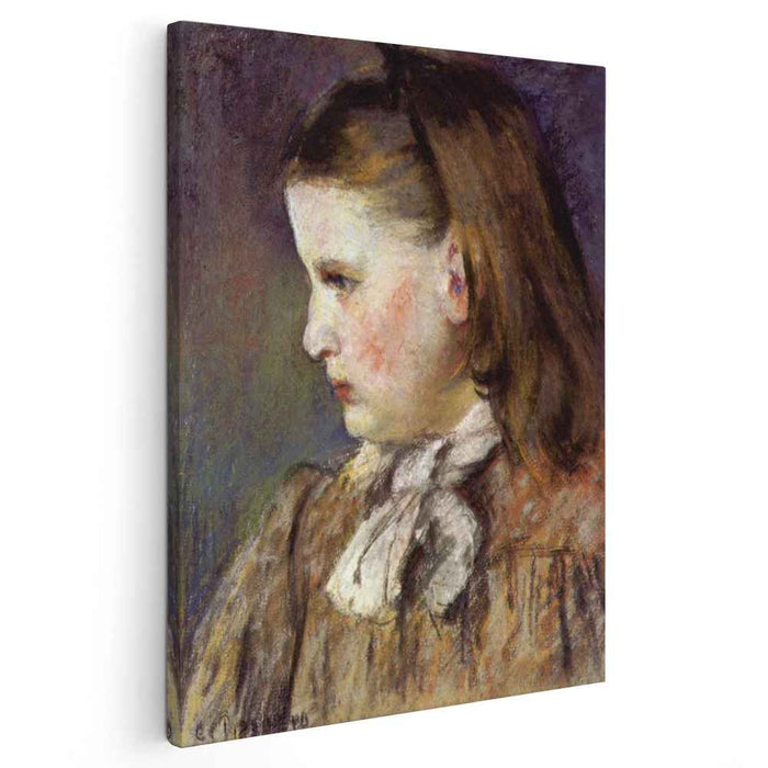 Portrait of Eugenie Estruc (1876) by Camille Pissarro