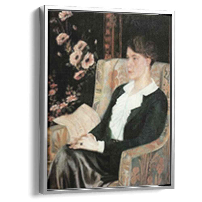 Portrait of Evdokiya Nikolaevna Glebova, the Artist's Sister by Pavel Filonov