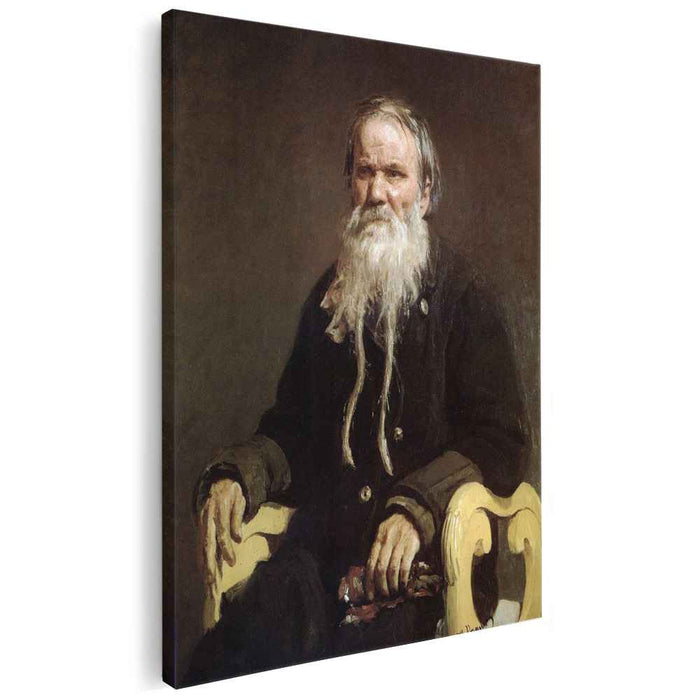 Portrait of Folk Story-teller V.P. Schegolenkov (1879) by Ilya Repin