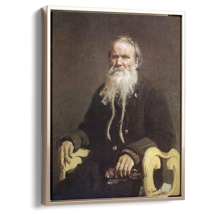Portrait of Folk Story-teller V.P. Schegolenkov (1879) by Ilya Repin