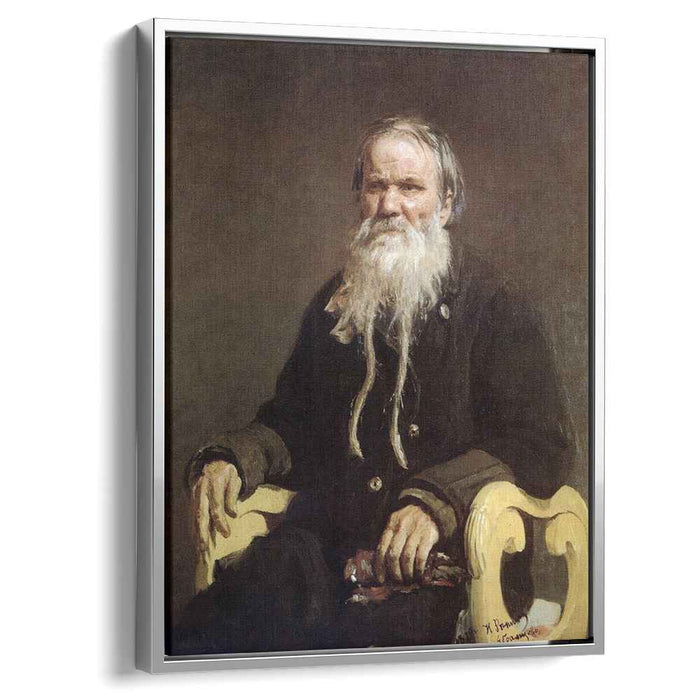 Portrait of Folk Story-teller V.P. Schegolenkov (1879) by Ilya Repin